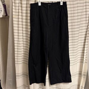 Madewell Harlow Wide-Leg Black Pants